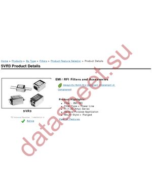 5VR3 datasheet  